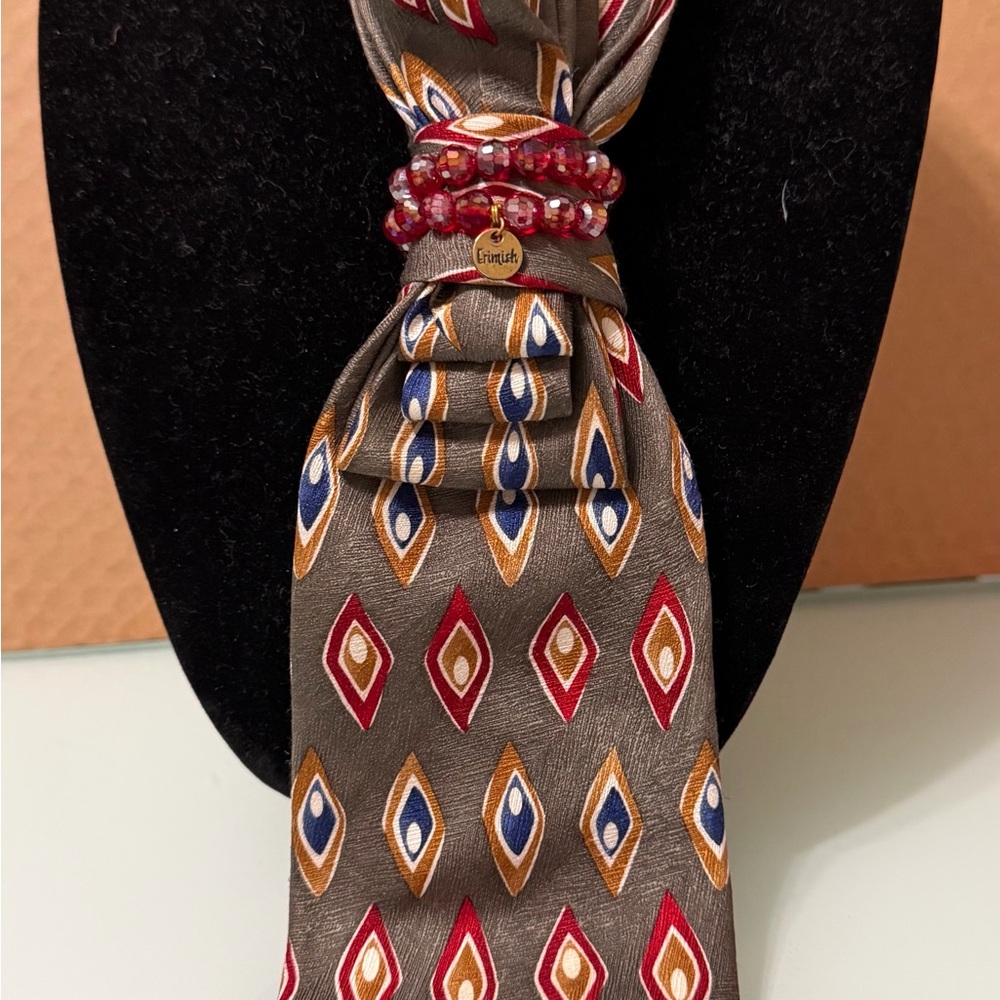 Multicolor Abstract Pattern Scarf - image 3